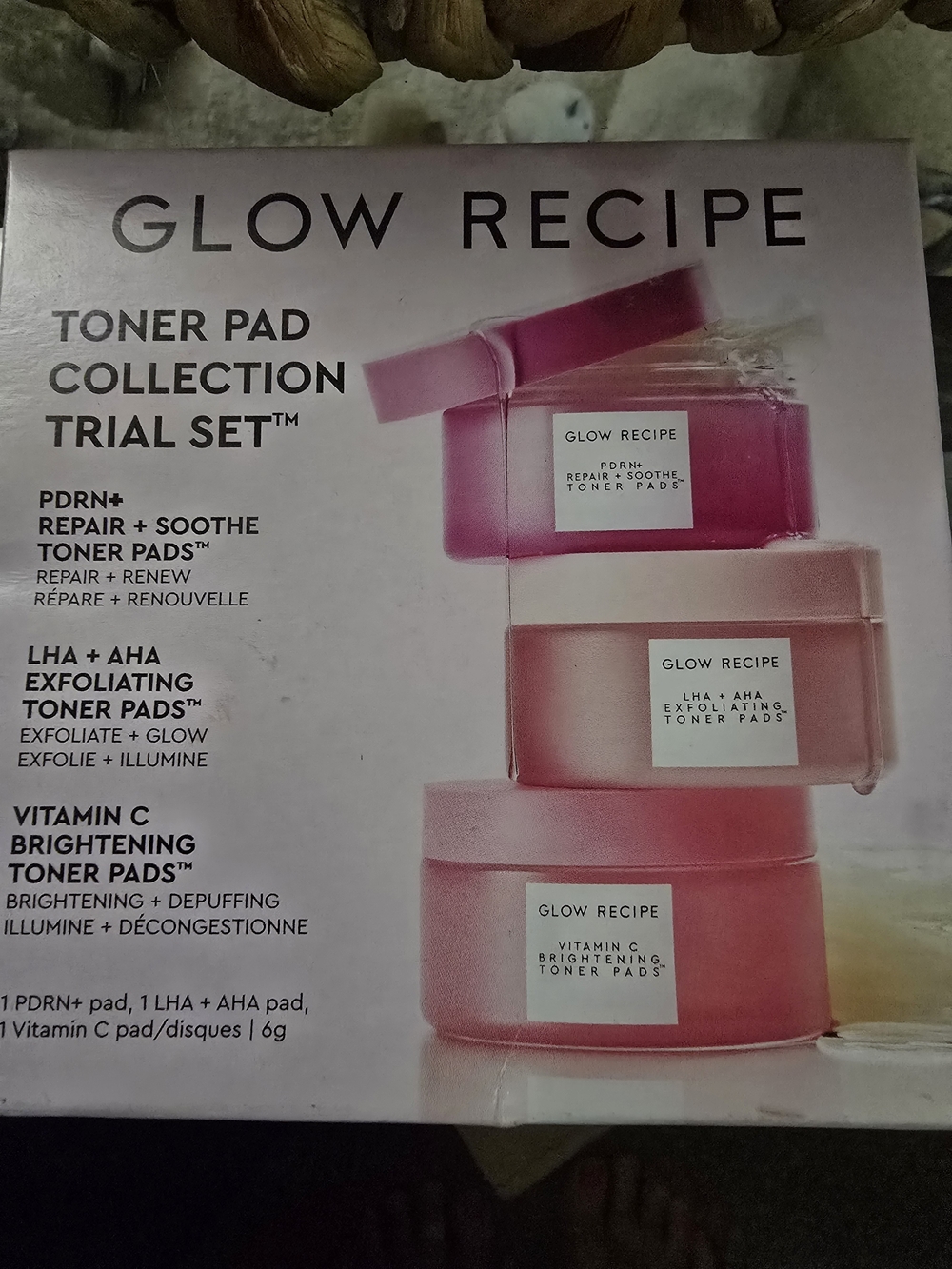 Glow Recipe Pink and White Toner Pad Collection Trial Set